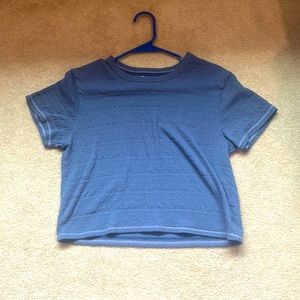 Blue crop top size women’s M. Good condition